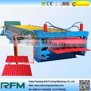 FX steel barrel corrugated tiles metal forming making machine