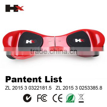 2015 hot-selling self balance unicycle two wheel scooter with bluetooth 8 inch China hoverboard