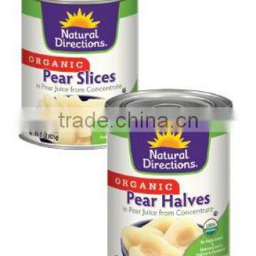 Organic Canned Pears