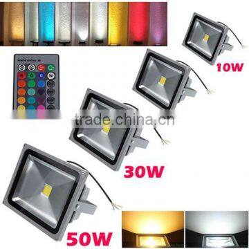 Cheapest High Quality CE ROHS 10W 20W 30W 50W Color Changing Outdoor LED Flood Light