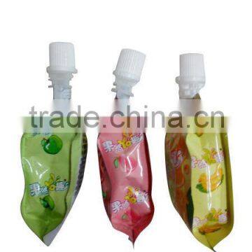 BPA Free Reusable Drink Pouch With Spout liquid pouches