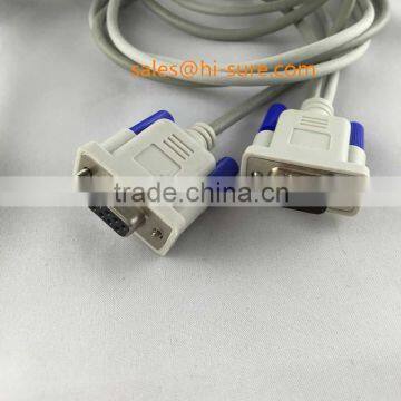 DB9P connector to RJ50 connector power cable