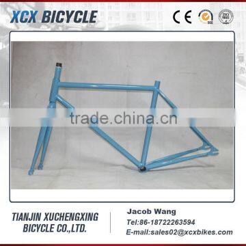 High quality Chromoly Fixed Gear Frameset Track Road Bike Frame and Fork