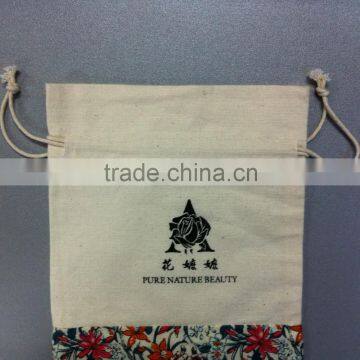 Organic Cotton Drawstring Bags/cotton Fabric Bag