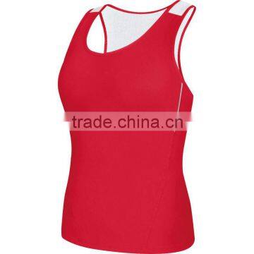 100% polyester running compression singlet (women)