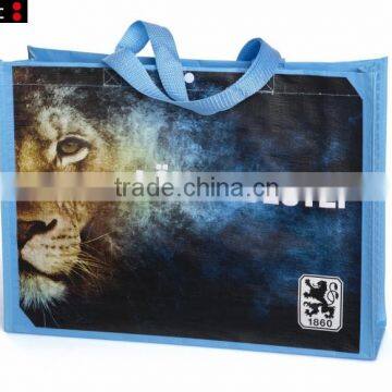 Durable plastic non-woven bag in big size with zipper