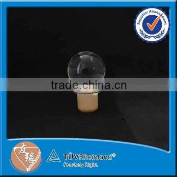 Round polymer composites cap for perfume bottle