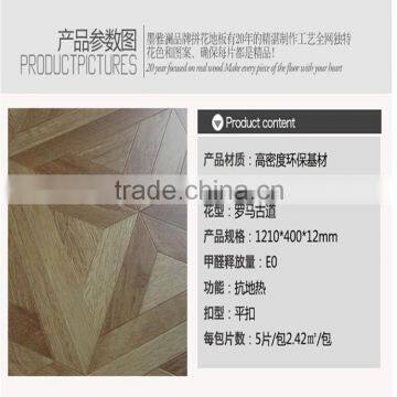 Antique Parquet Floor Laminate Flooring 12mm photo-3