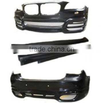 high quality and hot-sale F01/F02 W-style body kit frp material for bm bumpers