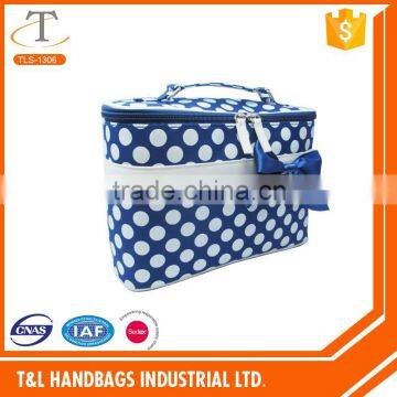 China manufacturer wholesale makeup train case/printing microfiber cosmetic bag