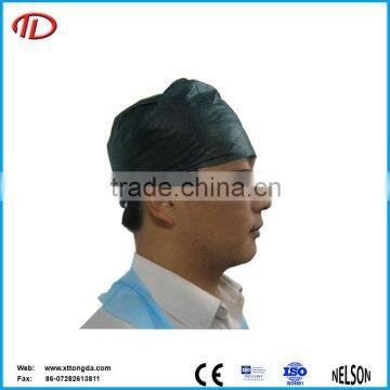 nonwoven bouffant doctor hat,surgical disposable head cap