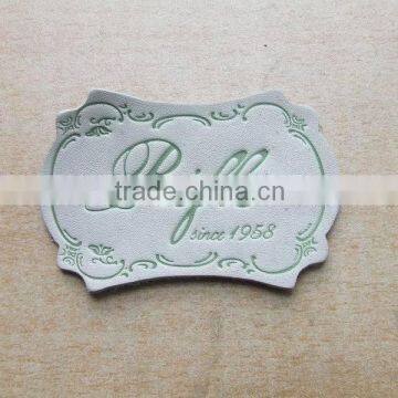 custom garment leather labels manufacturer for clothing