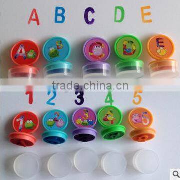 alphabet and digital self inking kids stamps