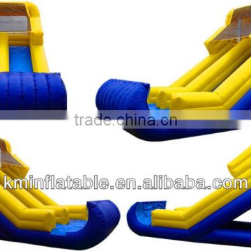 Giant inflatable water slide