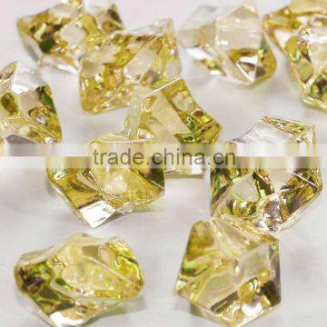 wholesale colored acrylic ice, gold