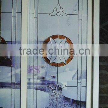 triple panel sliding door glass