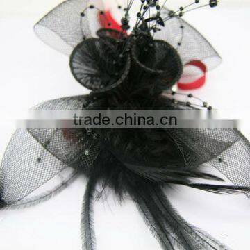 Fancy hair clips/hair accessories with feathers-H3503
