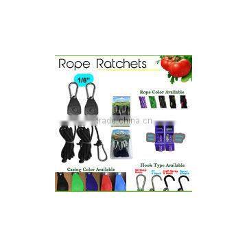 1/8" Adjustable Rope Ratchet Hanger,Grow Light Reflector Hangers