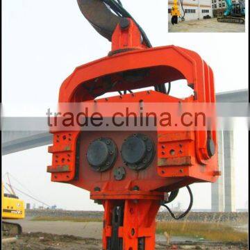 MAXWAY Hydraulic high frequency vibratory pile driver, Pile machine, Piling machine, Pile driver, Model: DZJ250