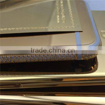 24Kt Gold Dubai Chassis Middle Frame Assembly Battery Rear Back Cover With button For iPhone 6 4.7 housing