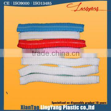 Colorful Nonwoven Disposable Hairnet Surgical Clip Cap