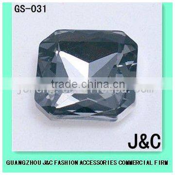 Otagon Pointed Backside Glass Gemstone photo-1