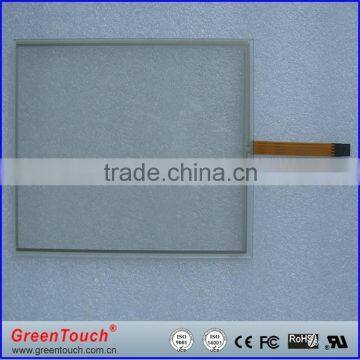 10.4 inch 4 wire resistive touch screen panel with USB or RS232 interface