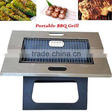 Portable Foldable BBQ Grill Camping Fishing Hiking Outdoor Activities