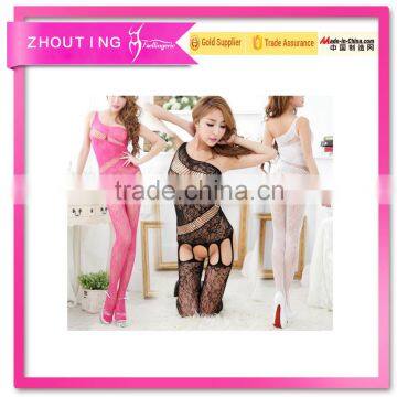 CK8933Wholesale Seamless women pantyhose sexy fishnet body stocking