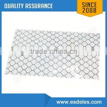 Transparent Grid Honey Comb PVC ESD Curtain With Conductive Ink photo-6