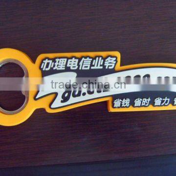 mental and plastic Bottle Opener/keyring with opener