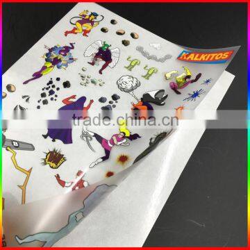 scratch water transfer full color male/female temporary tattoo sticker