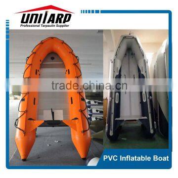 pvc hypalon aluminum floor strong marine inflatable boat