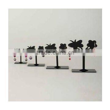 Modern designed Acrylic Black Apple tree earring display