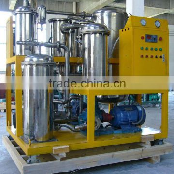 TOP Professional Design Vacuum Phosphate Ester Fire Resistant Oil Purifying Equipment/Waste Fuel Oil Restoration Plant