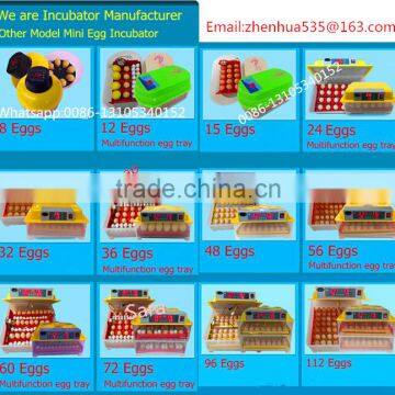Full Automatic Mini Chicken Egg Incubator ZH-24 Incubator for Sale