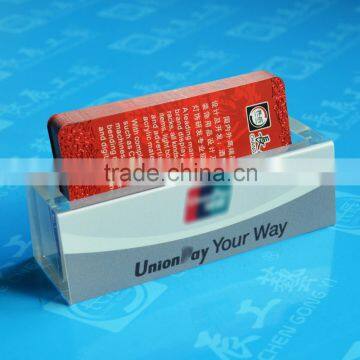 China OEM Factory High Class Custom Acrylic Namecard Holder With Unique Design photo-2