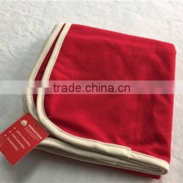 100% Polyester Fleece Airline Blanket for YC class