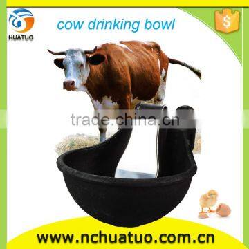 Enameled and antique cattle iron drinking water bowl