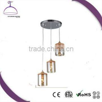 crystal glass column chandelier lamp pendants