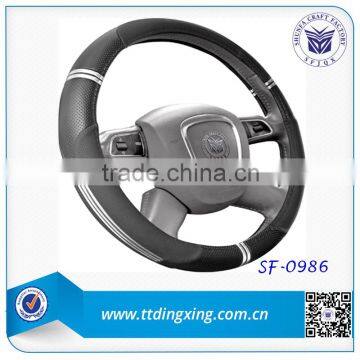 new style fashionable PU heated car steering wheel covers from factory