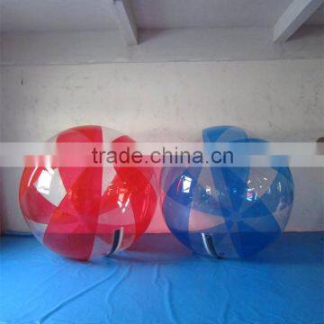 2015 inflatable type and nice design water walking ball bubble zorb