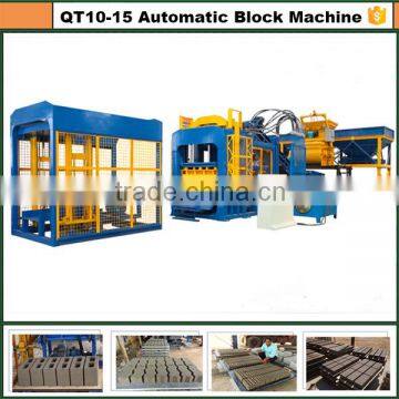 Concrete Block Machine QT10-15 for Concrete Block Product Line
