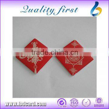 Square Shape Everlasting Crystal Epoxy Cards Ntag215 Epoxy Cards