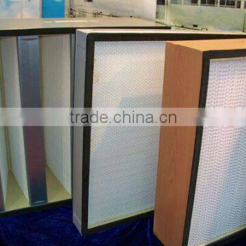 Aluminum Frame Deep-pleated Hepa air box filter