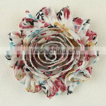 wedding decoration fabric flower applique vintage hair accessories