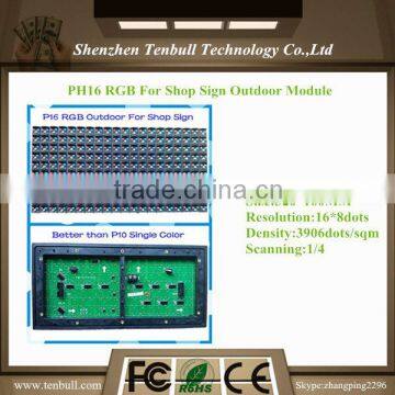 P16 RGB 1/4 Scan 3906 dot/m2 Outdoor Module