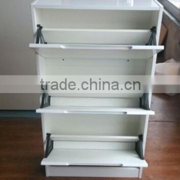 2015 new design 3 door high quality lacquer Shoe cabinet