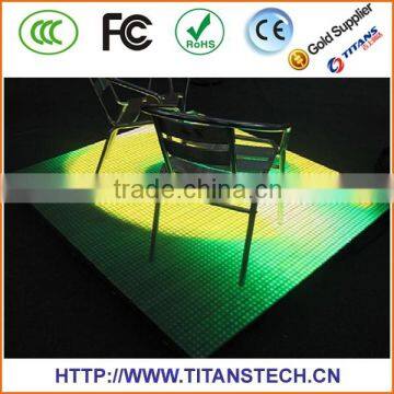 Titans full color replacement led screen,led dance floor rechargeable,portable dance floor