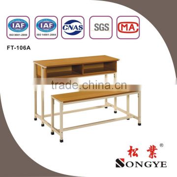 Double Student Desk&Chair,School Furniture